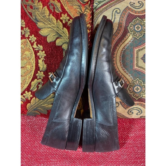 BALLY Birocco of Switzerland Sz 11.5 D Black Leather Loafers - Swiss Mad… main image 9